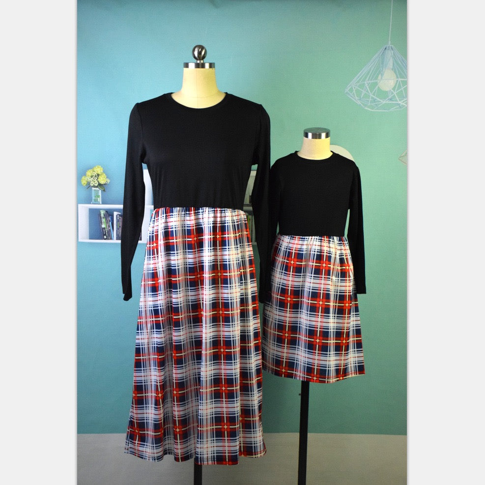 The Heritage Plaid Midi Set