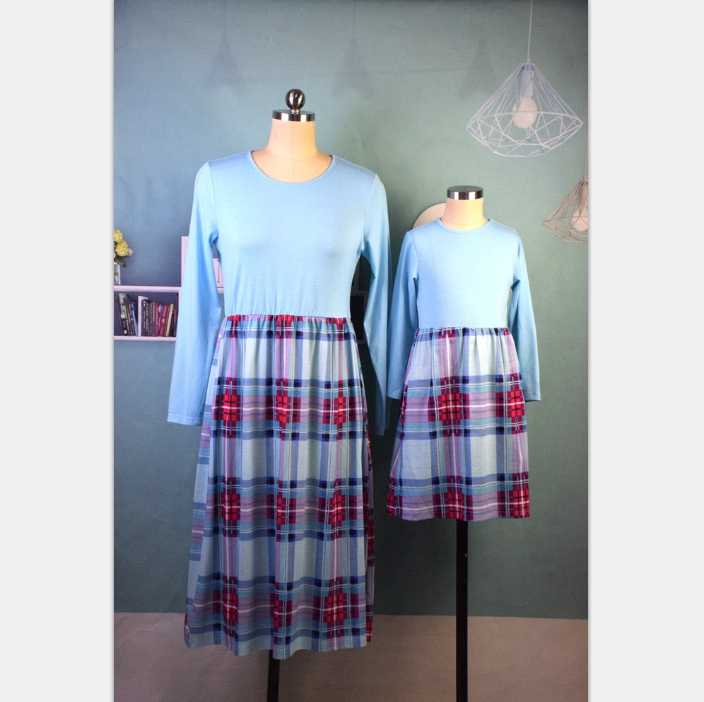 The Heritage Plaid Midi Set